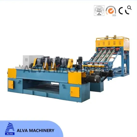 China Alva Veneer Peeling Line Full Automatic Peeling Machine for Plywood 4FT
