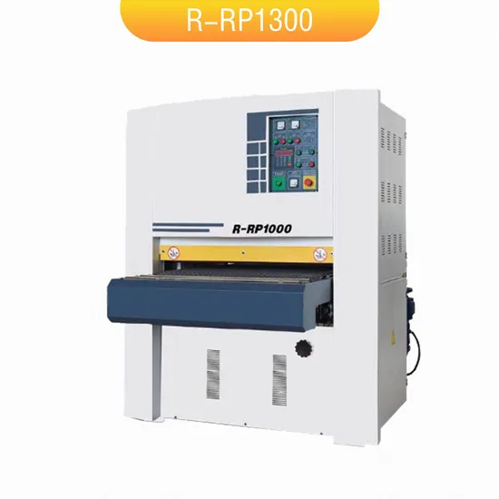 ZICAR High Speed Durable Structure Wide Belt calibrating Sanding Machine for Mass Production of Wood Flooring with Precise Sanding