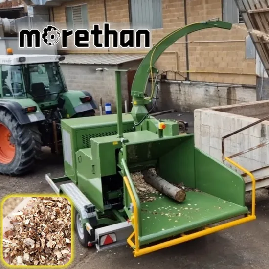 4 Inch Small Branch Chipper Flexible Mobile 32 HP Diesel Wood Chipper for Gardening Mulching Mobile Tree Crusher