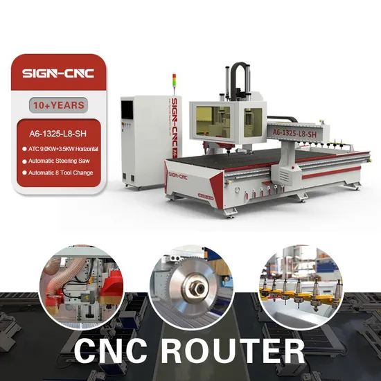 China Jinan CNC Router Factory 2040 CNC Router 3D CNC Machine with Saw