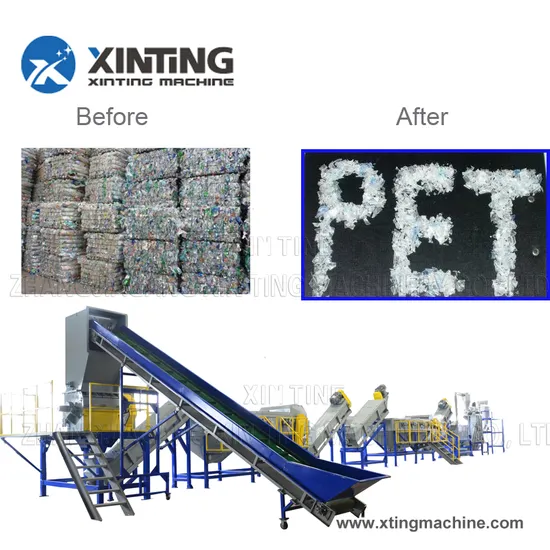 Multifunctional Pet Full Bottle Crushing Washing Drying Recycling Complete Line