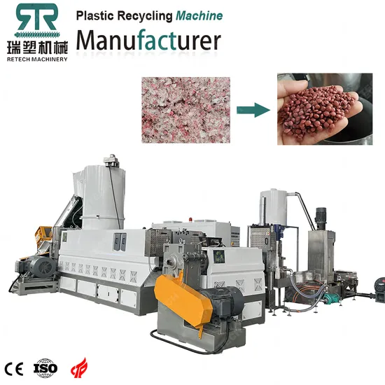 China Supplier Compactor Machine Granulator Film Granules Making Machines PP PE Granulating Line