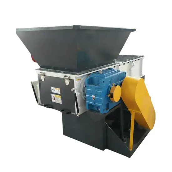Single Double Shaft PVC Lump Plastic Recycling Machine Shredder for PT PE Scrap Waste Rubber Tire