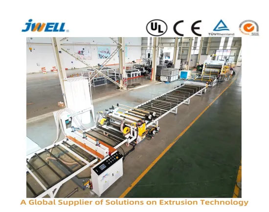 Jwell PP/PE Thick Board/Thick Plate Extrusion Line