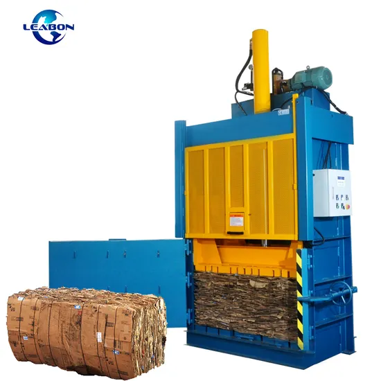 Carton/Cardboard Hydraulic Recycling Baling Machinery Vertical Baler Machine