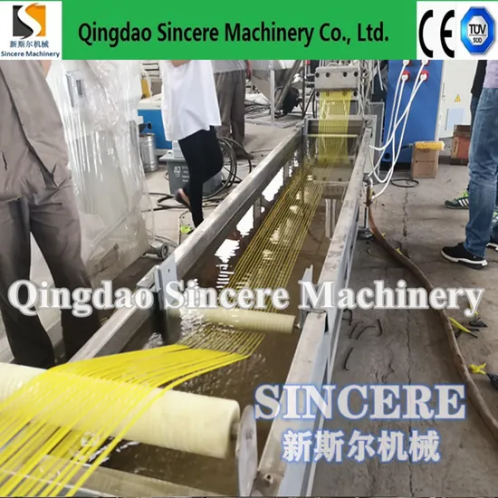 PP PE Soft Film Plastic Recycling Pelletizing Machine with Agglomerator
