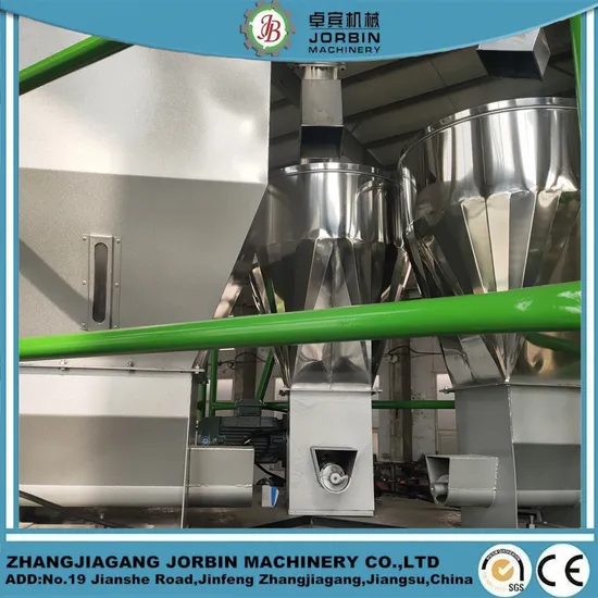Domestic Waste Recycling Complete Machinery for Rigid Crushed PP Like Chairs, Crates, Household