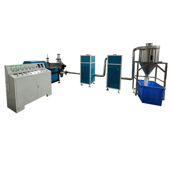 Kerui Plastic Machinery Air Cooled Granulator Can Produce PE PLA Pbat Biodegradable Housing Recycling Material Extruder Pelletizer