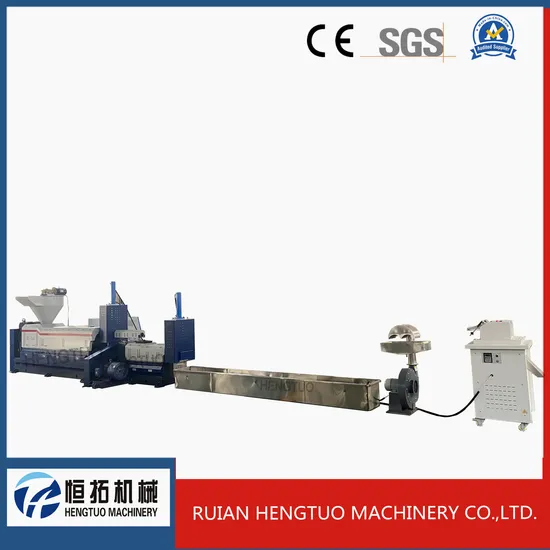 Hengtuo Waste Plastic Granulator PP PE Flakes Plastic Recycling Machine