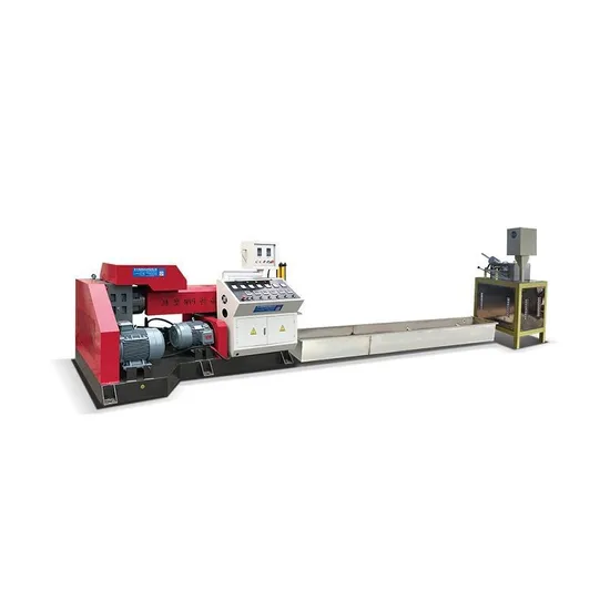 High Output HDPE LDPE PE Single Screw Water Cooling Plastic Recycling Machine