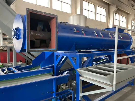 Complete PE PP Film Crushing Friction Hot Water Floating Washing Line