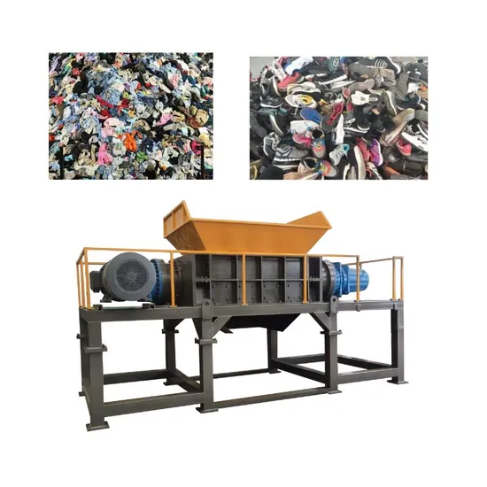 Classic Durable Waste Shoes and Clothes Recycling Double Shaft Shredder