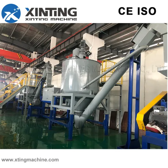 Pet Recycling Line Hot Wash Drink Bottle Pet Bottle Washing Recycling Machine