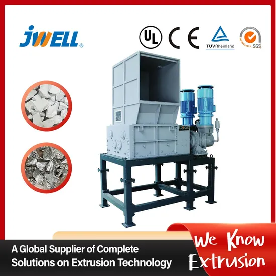 Dyfss Series Four Shaft Shredder Recycling Line with Crusher Machine Industrial Heavy Duty