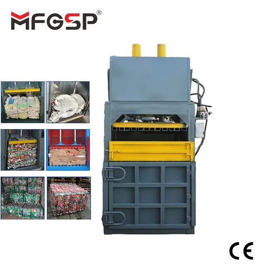 Superior Waste paper Vertical hydraulic packer Bottle Recycle Baler