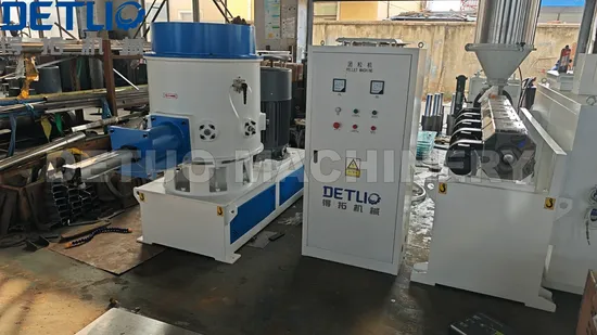 Plastic Film Pelletizing Machine Plastic Agglomerator Pet Film Agglomerator