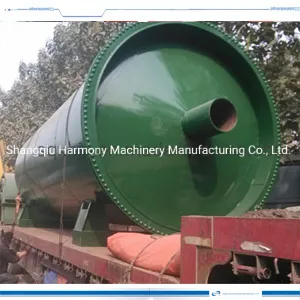 Plastic Pyrolysis to Oil Refing Plant Continuous Feeding