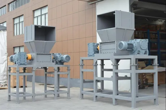 Industrial Two Shaft Waste Cardboard Recycling Machine