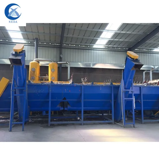 Professional Plastic Pet HDPE Bottle Flakes PP/LLDPE Woven Bag Agricultrual Film Crushing Washing Pelletizing Plastic Pet Bottle Recycling Machine