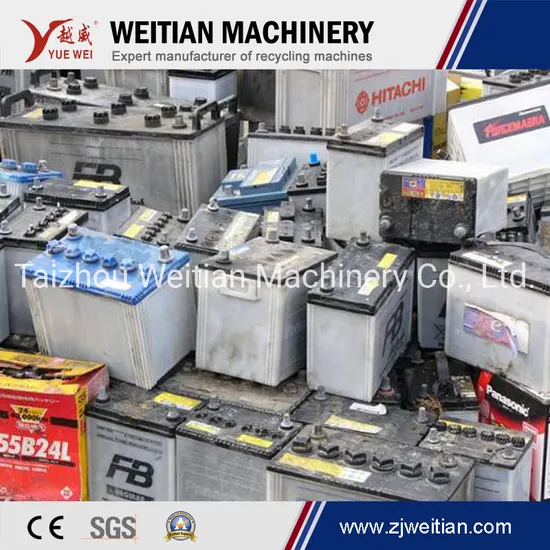 Automatic Waste Car Truck Lead-Acid Battery Batteries Recycling with CE Certificate