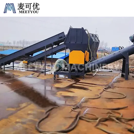 Meetyou Machinery PP PE Plastic Washing Machine OEM Custom China PP PE Work Efficiently PP PE Film Washing Production Line Factory Configure Film Squeeze Dryer