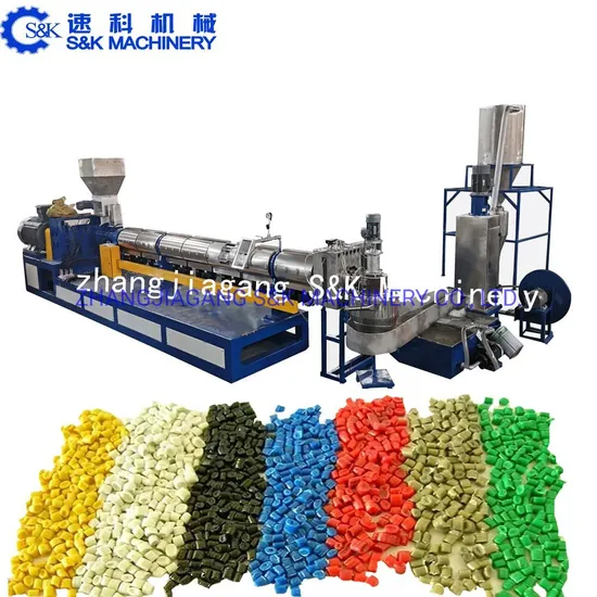 Waste PP Bag to Pellet Recycling Machine for Granulator Line