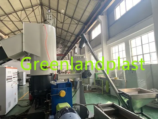 PE Film Recycling Pelletizing Machine with Agglomerate and Compactor