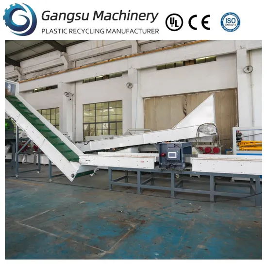 Waste Plastic PP PE Film Woven Bag Recycler Machine Hot Washing Recycling Line