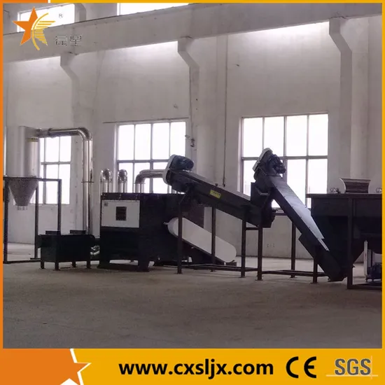 High Quality Waste Plastic PP PE Film Bags Crushing Washing Recycling Line