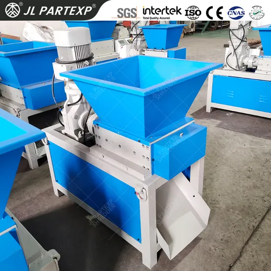 Waste Plastic Fibres Lumps Mini Pulverizer Electric Motor Scrap Crusher Crushing Cutting Machine Recycling Trituradora Shredder Machinery for Production Line