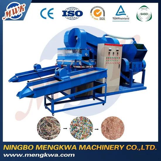 Scrap Copper Wire Cable Recycling Granulator Extruder Machine
