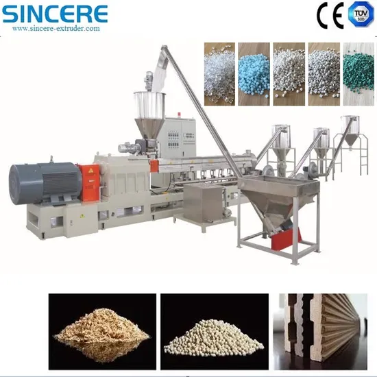 Plastic PP PE Waste Modification Masterbatch Granulation Line