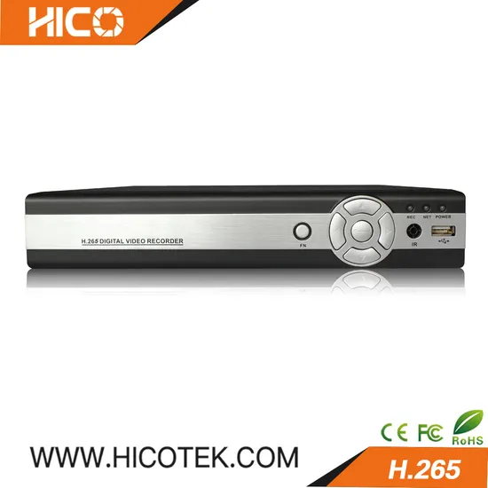 4CH H. 265 Real Time Security Digital Video Recorder 2MP 1080P Ahd Tvi Cvi CVBS IP Camera 5 in 1 Hybrid DVR