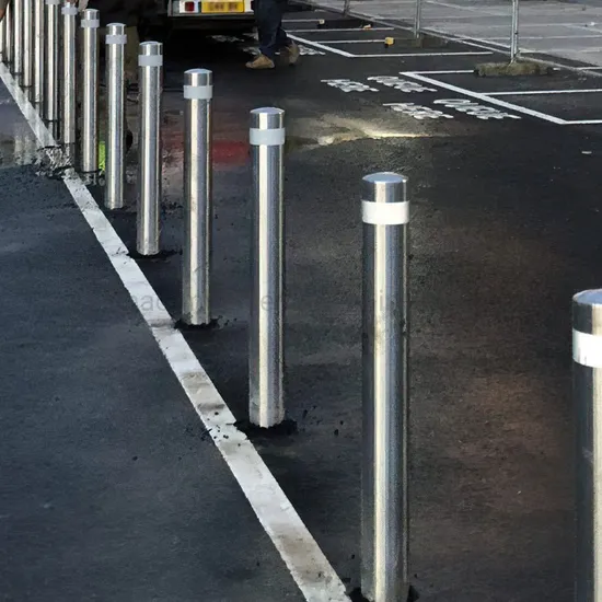 Outdoor Steel Safety Bollard Traffic Barrier Crash Protection Bollard