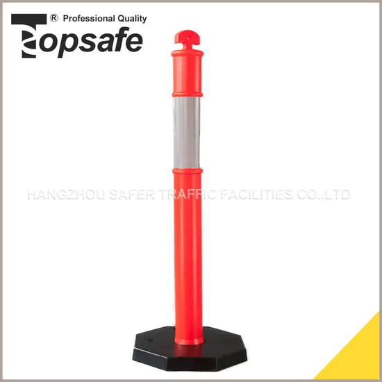 Traffic Road Safety Parking Warning Flexible Post Plastic Bollard