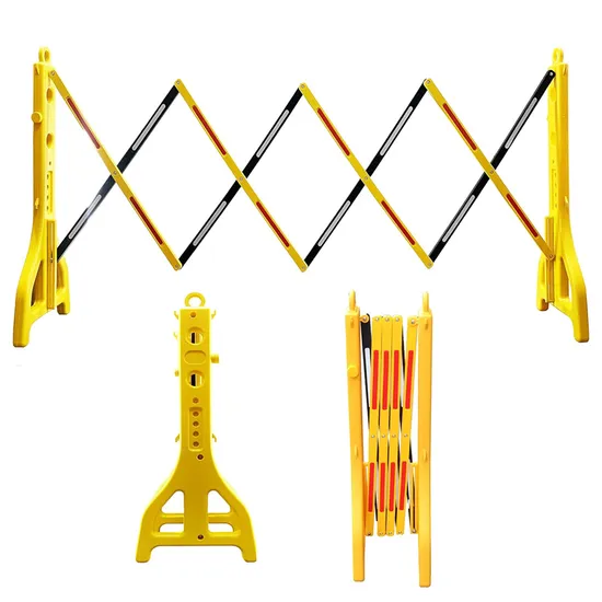 Good Quality Plastic Temporary Portable Crowd Control Barricades Expandable Reflective Fence Foldable Barrier for Traffic Road Safety