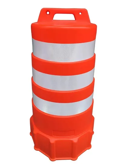 Road Construction Barrel Water Filled Barrier Traffic Barricade Traffic Construction Barrel Plastic Traffic Safety Drums