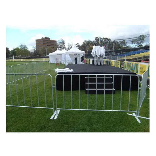 Customized Temporary Crowd Control Barrier/Temporary Crowd Control Double Layer Protection