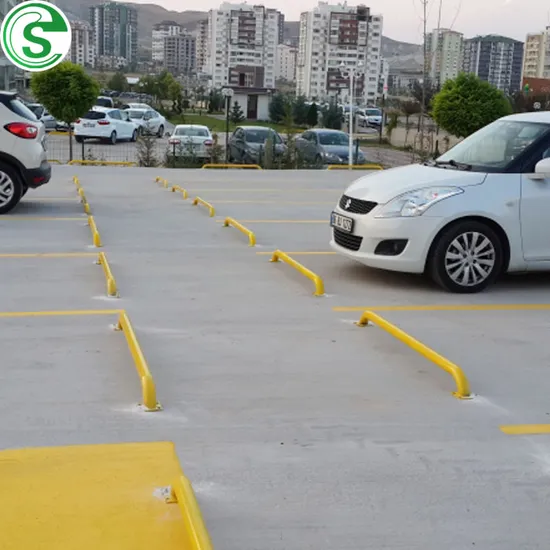 Garage Car Barrier Metal Parking Wheel Stopper