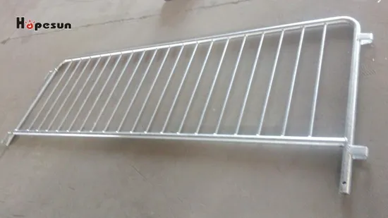Galvanized Steel Tube Pedstrain Barrier Fence