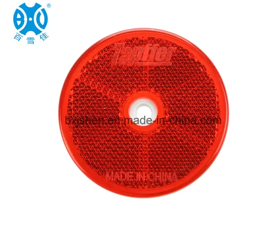 Round 60mm Reflex Reflector, Widely Used for Truck and Trailer