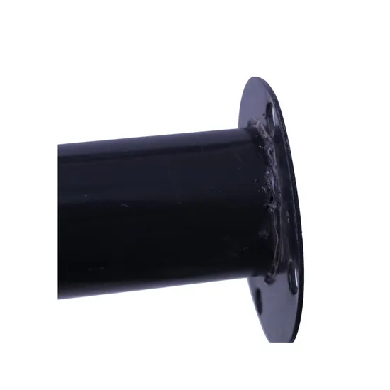 Fpbd-02 Black and Yellow Pillar Thick Parking Lot Bollards