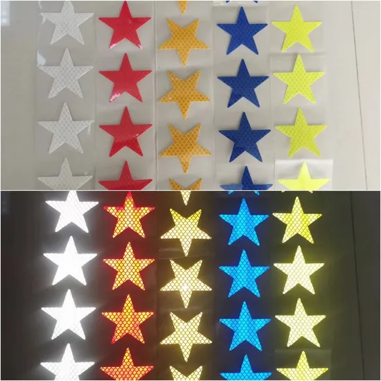 Waterproof Reflective Vinyl Stickers for Cars, Motorcycles, Bicycles, Helmets