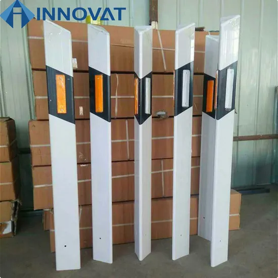 FRP Traffic Road Sign Column Glass Fiber Pultrusion Contour Mark Outline Sheet From China FRP Cable Marker Pile, Gas Pipeline Warning Pile