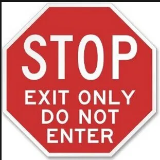 Reflective Aluminum Plate Traffic Sign (Stop)