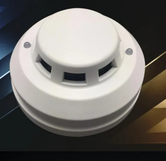 220V 4-Wire Photoelectric Smoke Alarm and Fire Detector with Relay Output