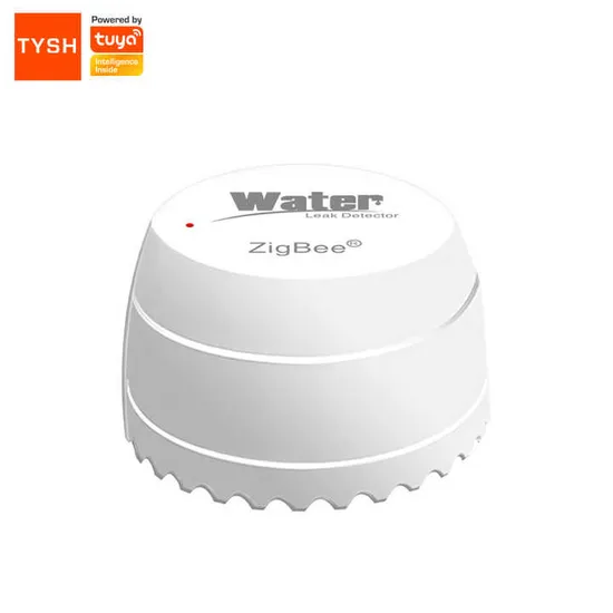 Tysh Zigbee Remote Control Low Power Consumption Tuya Smart Water Leakage Detector Sensor