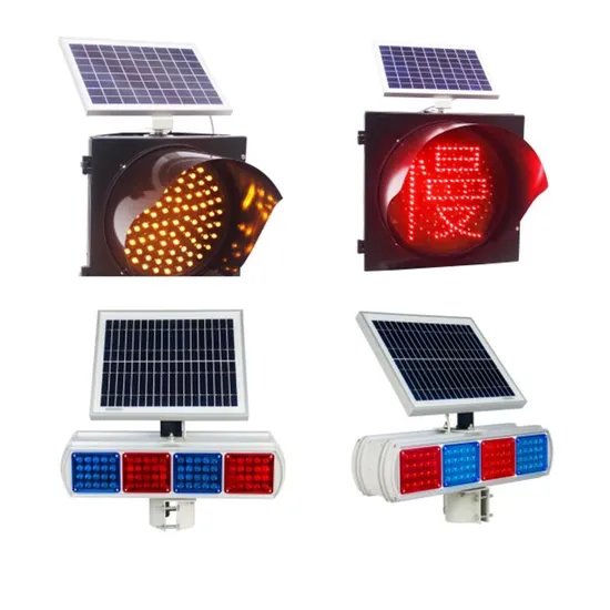 Trending Products Four Light Traffic Flash Double-Side Traffic LED Warning Strobe Light Solar Flash Lamp