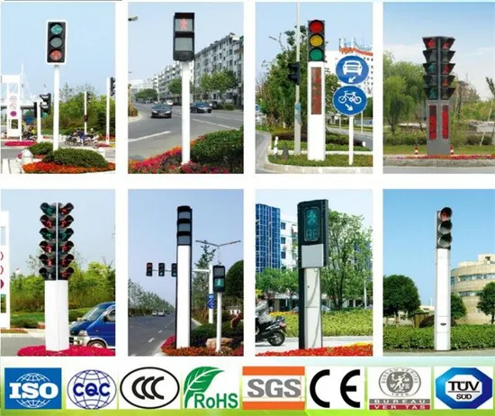 Hot DIP Galvanized Cone Cantilever Traffic Signal Light Pole