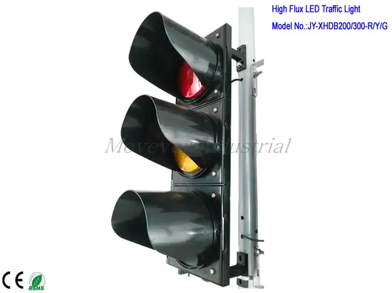 High Power Full Ball Traffic Signal Light Diameter 200mm / Convex Lens